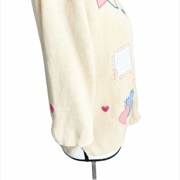 Christopher & Banks Hand Embroidered Cardigan sz M - Picture 5 of 10